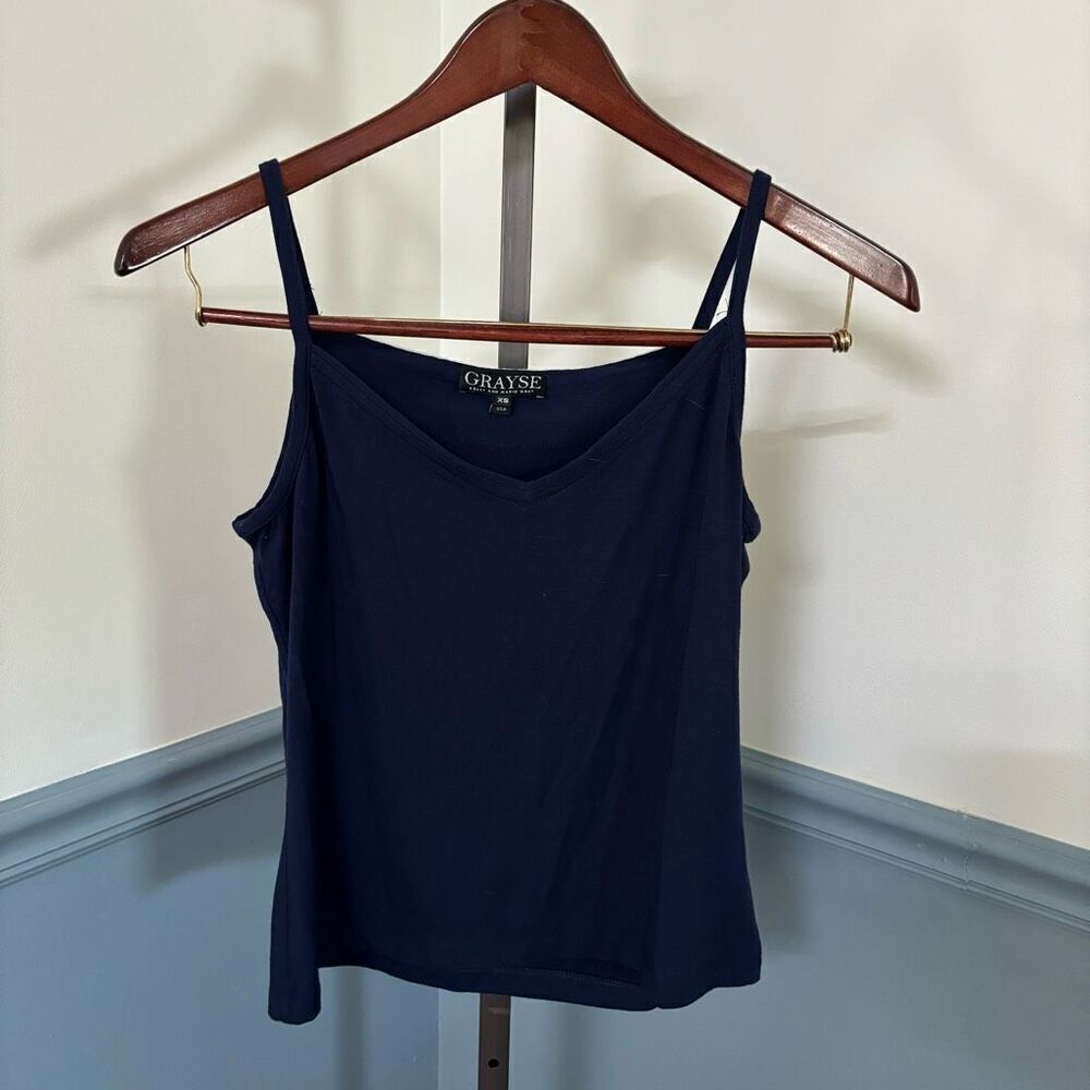 Grayse Kelly and Marie Gray Sequin Back Spaghetti Strap TAnk Top XS